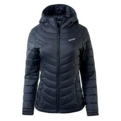 Damska kurtka zimowa Hi-Tec Lady Nahia ocieplana czarna. Czarne kurtki narciarskie i snowboardowe damskie Hi-tec, l, bez wzorów, z materiału, bez kaptura, narciarskie. Za 260.20 zł.