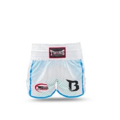 Szorty do boksu tajskiego Twins Special TBT Twins X Booster 9. Białe szorty męskie TWINS, z aplikacjami, z satyny, biznesowe. Za 370.00 zł.