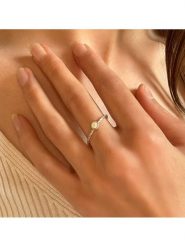 Les Petites Précieuses Srebrny pierścionek z diamentami rozmiar: 54. Szare pierścionki damskie Les Petites Précieuses, z diamentem, srebrne. Za 184.46 zł.