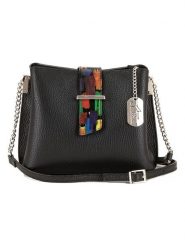 Anna Morellini Skórzana torebka "Vida" w kolorze czarnym - 22 x 17 x 10 cm rozmiar: onesize. Czarne torebki klasyczne damskie Anna Morellini, bez wzorów, z materiału, bez dodatków. Za 217.99 zł.