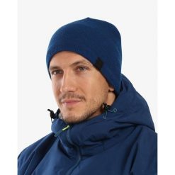 Czapka męska Kilpi DRACO-M. Niebieskie czapki męskie Kilpi, bez wzorów, sportowe. Za 122.50 zł.