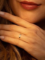 L instant d Or Złoty pierścionek "Fiancée" rozmiar: 62. Żółte pierścionki damskie L instant d Or, złote. Za 453.95 zł.