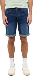 Męskie szorty Mustang Style Washington Shorts Denim Blue 1016452 5000 802. Niebieskie szorty męskie Mustang, bez wzorów, z denimu. Za 169.99 zł.