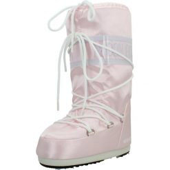 Buty MOON BOOT MB ICON Rose. Czerwone trapery damskie Moon Boot, z tkaniny, bez obcasa. Za 1,143.99 zł.