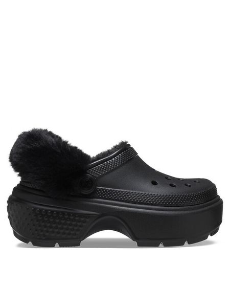 Crocs Klapki Stomp Lined Clog 208546 Czarny. Czarne klapki i japonki męskie Crocs, z tworzywa sztucznego. Za 369.99 zł.