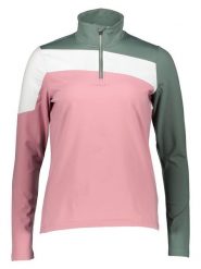 Killtec Koszulka funkcyjna "KSW 258" w kolorze zielono-biało-jasnoróżowym rozmiar: 38. Białe bluzki sportowe damskie KILLTEC, bez kołnierzyka, bez ramiączek. Za 130.81 zł.