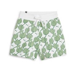 Spodenki Puma Ess Blossom 5 Aop Shorts Tr, Kobiety. Zielone spodenki sportowe damskie Puma, l, na fitness i siłownię. Za 100.99 zł.