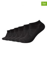 Camano Skarpety-stopki (6 par) w kolorze czarnym rozmiar: 39-42. Czarne skarpetki męskie camano, bez wzorów, ze splotem. Za 60.99 zł.