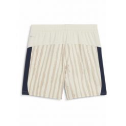 Młodzieżowe szorty KIDSUPER × AL-HILAL SFC PUMA Alpine Snow Club Navy White Blue. Biała szorty damskie Puma, bez wzorów, młodzieżowe. Za 179.00 zł.