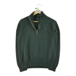 Second life - Męski czarny sweter z wysokim kołnierzem - Stan bardzo dobry. Czarne swetry męskie Ralph Lauren, m, bez wzorów, bez kołnierzyka. Za 253.76 zł.