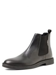 BOSS botki typu chelsea Mężczyźni skóra czarny, 42. Czarne buty zimowe męskie Boss, ze skóry, bez zapięcia. Za 1,149.95 zł.