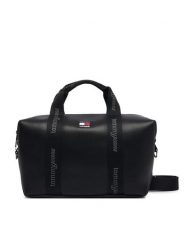Tommy Jeans Torebka Tjw Daily Elevated Mini Tote AW0AW19044 Czarny. Czarne torebki klasyczne damskie Tommy Jeans, bez wzorów, z jeansu, bez dodatków. Za 409.99 zł.