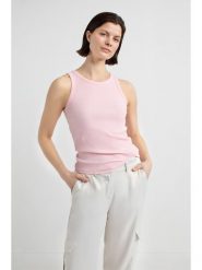 Josephine & Co Top "Doutzen" w kolorze jasnoróżowym rozmiar: S. Różowe topy damskie Josephine & Co, s, bez wzorów, prążkowane, bez kołnierzyka. Za 136.13 zł.