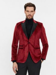 KARL LAGERFELD Marynarka 155270 541009 Czerwony Slim Fit. Czerwone marynarki męskie Karl Lagerfeld, bez wzorów, z syntetyku. Za 1,879.00 zł.