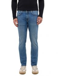 Męskie Spodnie jeansowe Mustang Style Oregon Slim Denim Blue 1016799 5000 402. Niebieskie spodnie materiałowe męskie Mustang, bez wzorów, z denimu. Za 219.99 zł.
