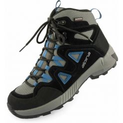 Męskie buty trekkingowe Alpina Tracker Mid Blue. Czarne buty trekkingowe męskie Alpina, na jesień, bez zapięcia. Za 439.99 zł.