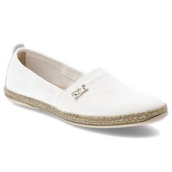 Białe Baleriny Armodo Eleganckie Płaskie Obuwie Damskie. Białe baleriny damskie Armodo, z aplikacjami, z jeansu, bez obcasa, na płaskiej podeszwie. Za 319.00 zł.