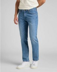 LEE DAREN ZIP FLY MĘSKIE SPODNIE JEANSOWE WORKER LIGHT L707MWF 112322221. Spodnie materiałowe męskie Lee, bez wzorów, z jeansu. Za 219.99 zł.