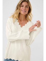 Cream Sweter w kolorze kremowym rozmiar: M. Brązowe swetry klasyczne damskie Cream, m, bez kołnierzyka. Za 91.99 zł.