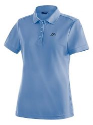 Maier Sports Funkcyjna koszulka polo "Ulrike" w kolorze niebieskim rozmiar: 40. Niebieskie bluzki sportowe damskie Maier Sports, z materiału, bez kołnierzyka, bez ramiączek. Za 83.62 zł.