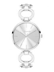 Tamaris Zegarek kwarcowy w kolorze srebrnym rozmiar: onesize. Szare, analogowe zegarki damskie Tamaris, srebrne. Za 217.99 zł.