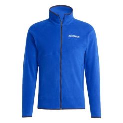 Bluza Terrex Multi Full-Zip Fleece. Niebieskie bluzy bez kaptura męskie Adidas, m, z materiału. W wyprzedaży za 224.60 zł.