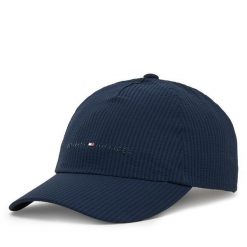 Czapka z daszkiem Tommy Hilfiger. Niebieskie czapki męskie Tommy Hilfiger, bez wzorów. Za 229.99 zł.