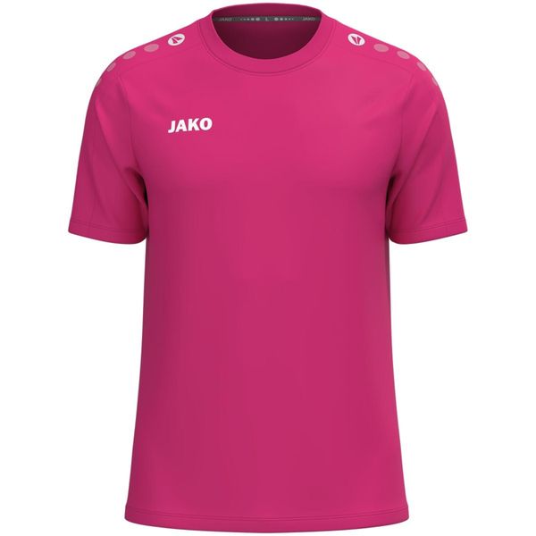 Bawełniana koszulka Jako One. Czerwone t-shirty damskie Jako, m, bez wzorów, z bawełny, bez kołnierzyka. Za 153.00 zł.