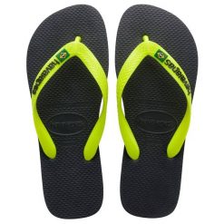 Klapki Havaianas Model 4110850 Kolor Czarny. Czarne klapki damskie Havaianas, bez wzorów, z gumy, bez obcasa. Za 156.99 zł.