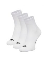 Kappa Skarpety długie CEO_KR_FRESH_SS26 (3-PACK) Biały. Białe skarpetki damskie Kappa, bez wzorów, z bawełny. Za 34.99 zł.