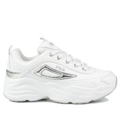 Buty sportowe sneakersy damskie Fila SKYE ZP WMN. Białe buty sportowe na co dzień damskie Fila, bez wzorów, z jeansu, trekkingowe. Za 218.00 zł.