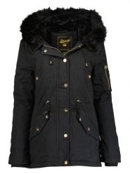 Geographical Norway Parka "Boldina" w kolorze czarnym rozmiar: XXL. Czarne parki damskie Geographical Norway, xxl, bez wzorów. Za 250.35 zł.