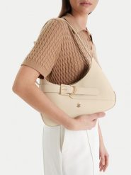 Beverly Hills Polo Club Torebka CEO-BHPC-C-018-09 Écru. Torebki klasyczne damskie Beverly Hills Polo Club, bez wzorów, z materiału, bez dodatków. Za 219.99 zł.