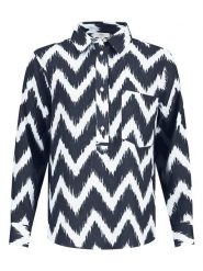 FYNCH-HATTON Lniana bluzka w kolorze granatowym rozmiar: 34. Niebieskie bluzki damskie Fynch-Hatton, bez wzorów, ze lnu, bez kołnierzyka, bez ramiączek. Za 121.99 zł.