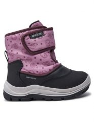 Geox Śniegowce B Flanfil Girl B Abx B263WG 0BCMN C0724 M Czarny. Czarne kozaki dziewczęce Geox, bez wzorów, ze skóry, bez obcasa. Za 299.99 zł.