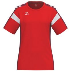 Koszulka Erima Celebrate 125 Function czerwona. Czerwone bluzki damskie Erima, bez wzorów, z materiału, sportowe, bez kołnierzyka, bez ramiączek. Za 265.99 zł.