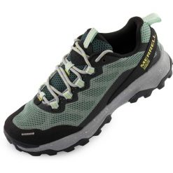 Damskie buty Merrell Speed Strike GTX, wodoodporne, szaro-niebieskie. Czarne obuwie trekkingowe damskie MERRELL. Za 512.99 zł.