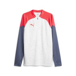 Bluza Puma Individualcup 14 Zip Top, Mężczyźni. Białe bluzy bez kaptura męskie Puma, m, z poliesteru. Za 290.00 zł.