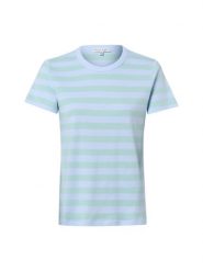 Marie Lund Koszulka Kobiety Bawełna niebieski|wielokolorowy, L. Niebieskie t-shirty damskie Marie Lund, l, bez wzorów, z bawełny, bez kołnierzyka. Za 99.95 zł.