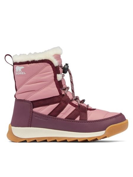 Sorel Śniegowce Youth Whitney™ II Plus Lace Wp 2088591627 Różowy. Czerwone kozaki dziewczęce Sorel, bez wzorów, z materiału, bez obcasa. Za 299.99 zł.