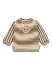 Steiff Bluza w kolorze jasnobrązowym rozmiar: 74. Brązowe bluzy i bluzki niemowlęce Steiff, bez wzorów, bez ramiączek, bez kaptura. Za 105.38 zł.