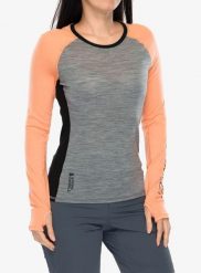 Bluza termoaktywna damska Mons Royale Bella LS. Szare bluzy bez kaptura damskie Mons Royale, s, z elastanu. Za 307.99 zł.
