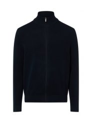 Nils Sundström Męski kardigan Mężczyźni Bawełna niebieski marmurkowy, M. Niebieskie kardigany męskie Nils Sundström, m, bez wzorów, z bawełny, bez kołnierzyka. Za 349.95 zł.