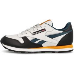 Buty sportowe męskie Reebok Classic Leather. Białe buty sportowe na co dzień męskie Reebok, ze skóry, bez zapięcia, reebok classic. W wyprzedaży za 390.00 zł.