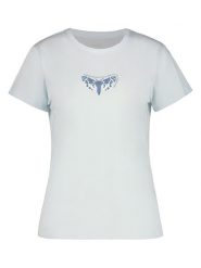 Icepeak Koszulka w kolorze błękitnym rozmiar: S. Niebieskie bluzki damskie ICEPEAK, s, bez wzorów, z bawełny, bez kołnierzyka, bez ramiączek. Za 70.24 zł.