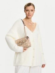 Guess Torebka Silia HWGP98 90210 Beżowy. Brązowe torebki klasyczne damskie Guess, z aplikacjami, ze skóry, bez dodatków. Za 309.99 zł.