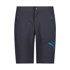 Szorty bermudzkie CMP. Niebieskie szorty męskie CMP, bez kołnierzyka. Za 314.00 zł.