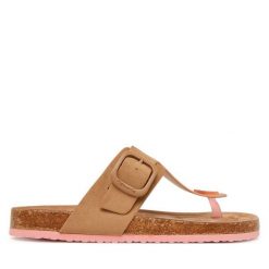 Japonki Tamaris. Brązowe klapki damskie Tamaris, bez wzorów, bez obcasa. Za 219.99 zł.