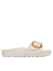 Birkenstock Klapki Madrid Big Buckle Eva 1029633 Écru. Klapki damskie Birkenstock, bez wzorów, z tworzywa sztucznego, bez obcasa. Za 249.99 zł.