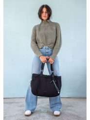 Fritzi aus Preußen Shopper bag "Izzy" w kolorze czarnym - 42 x 29 x 15 cm rozmiar: onesize. Czarne shopper bag damskie Fritzi aus Preußen, bez wzorów, z materiału, na ramię, bez dodatków. Za 234.94 zł.